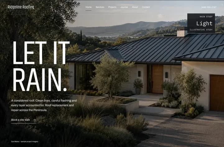 Ridgeline Roofing Elite design