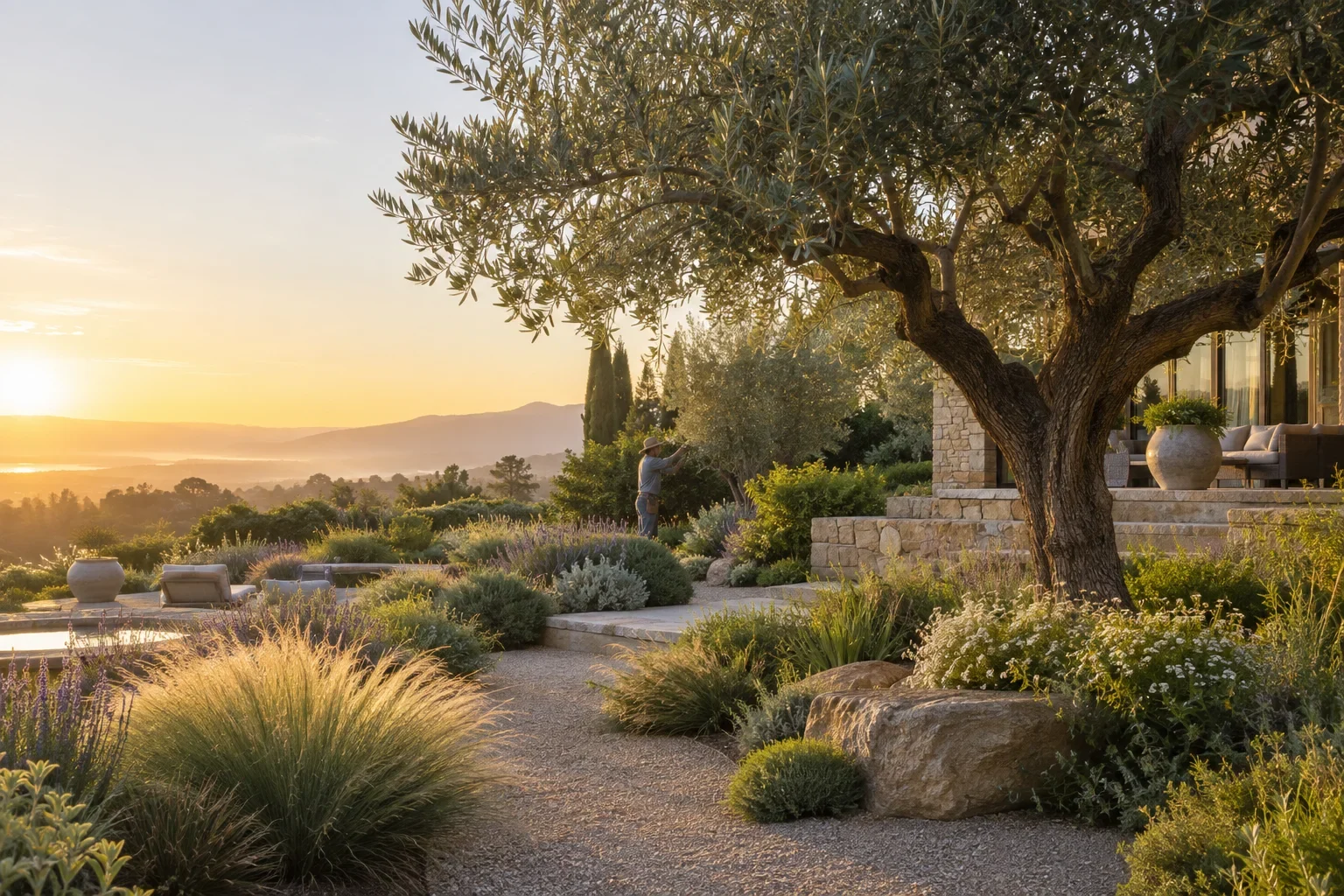 Los Gatos garden in summer
