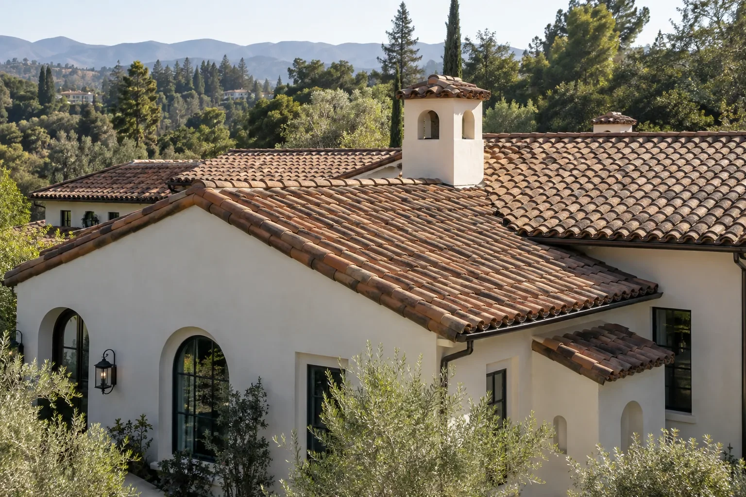 Clay tile roof, Belmont