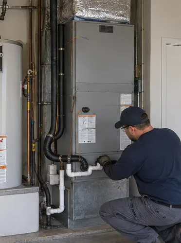 A 1994 furnace out, a two-stage unit in: stage 6, connect.